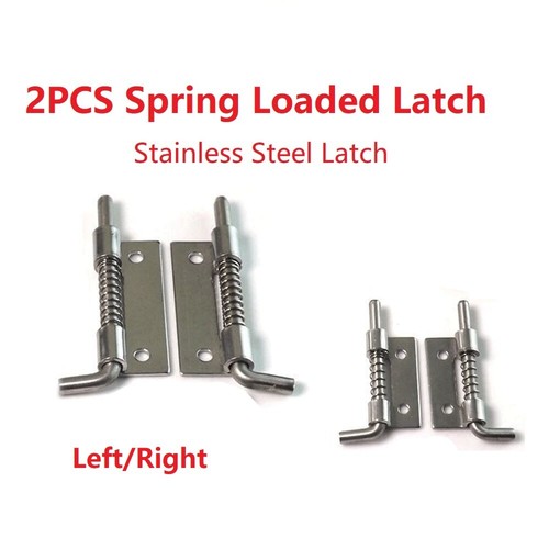 2pc spring loaded - loaded, latches