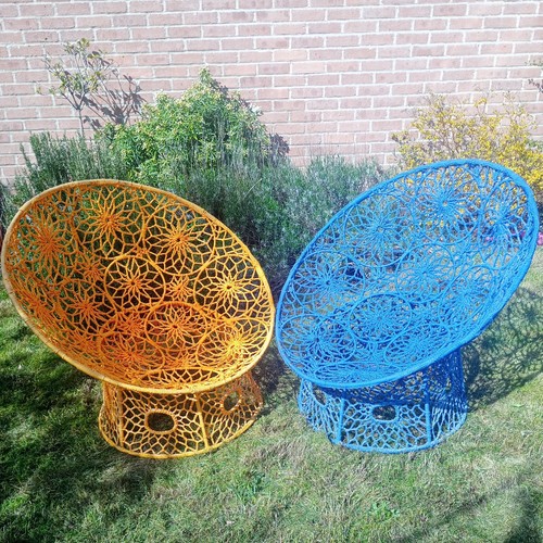 Woven egg chairs - x,