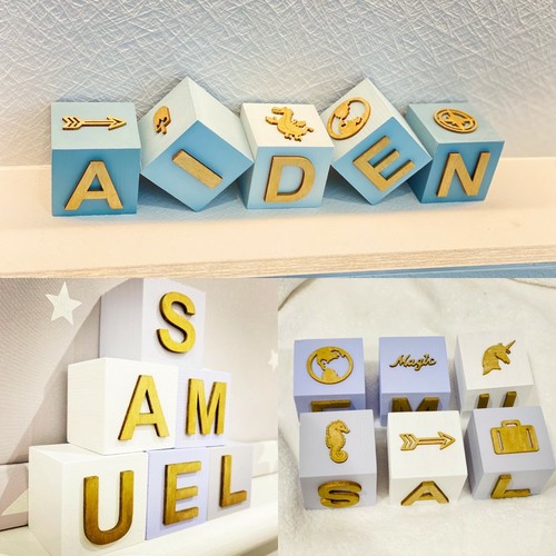Personalised wooden name - personalised,