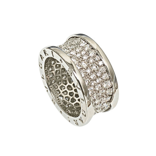 Bvlgari zero1 ring 18k white - bvlgari, b