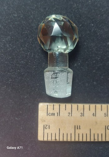 Vintage glass bottle stopper - vintage,