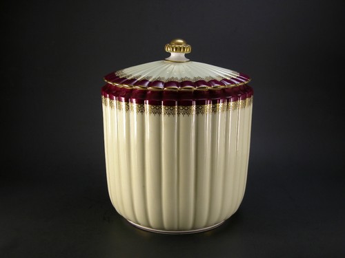 Royal worcester biscuit barrel - royal,