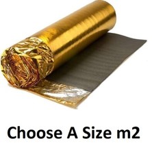 5mm Super Gold Laminate Engineered Wood Flooring Underlay Sound Damp Proof DPM