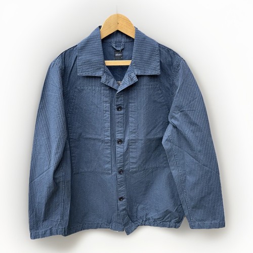 Albam pinstripe overshirt - pinstripe,