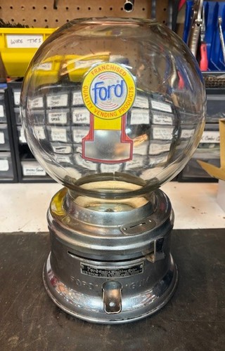 Glass globe ford gumball - glass,