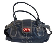 Orla Kiely Barrel Bag Blue