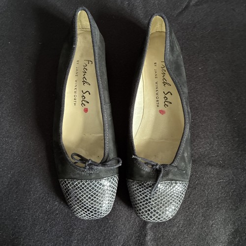 French block heel black - french,