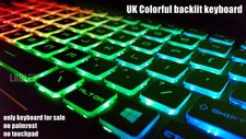 UK keyboard for MSI GT72 6QD/6QE/GT72S 6QD/GT72S 6QE(MS-1782)/GT72S 6QF(MS-1783)