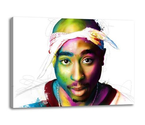 2pac tupac canvas - wall, art