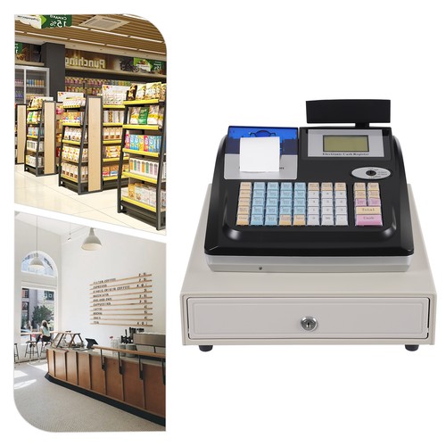 Cash register electronic - register, black