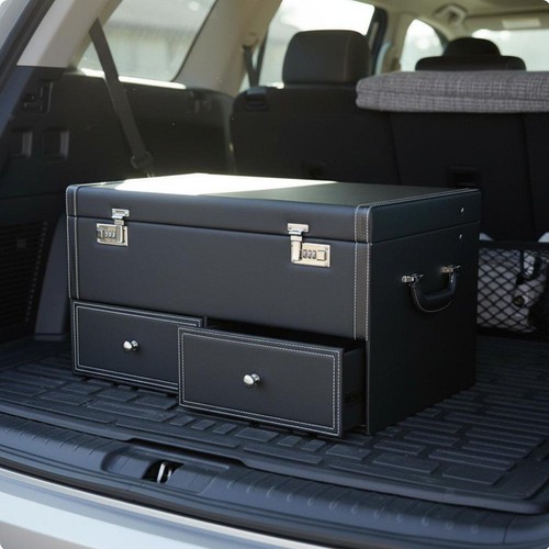 Leather car storage - , with