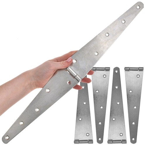 Large strap hinges 10 - strap, 10"