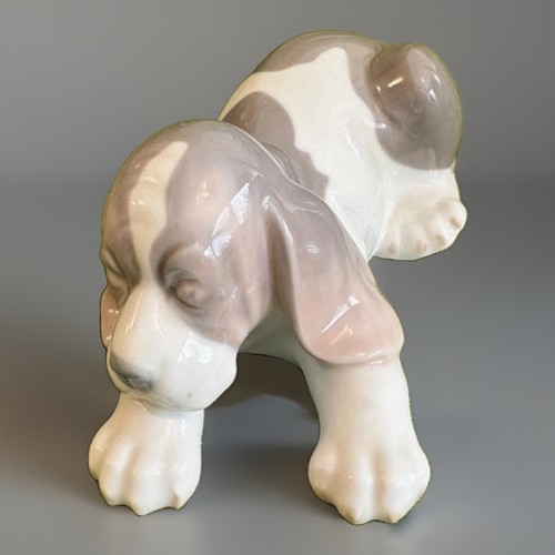 Lladró playful puppy figurine - playful,