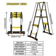 Folding Telescoping Ladder