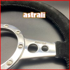 13" Inch Classic Car Alcantara Steering Wheel Fits Moto Lita Boss