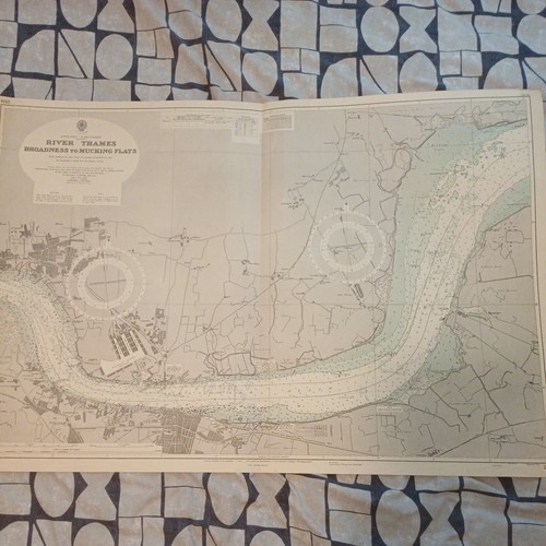 Vintage 1948 admiralty chart - vintage,