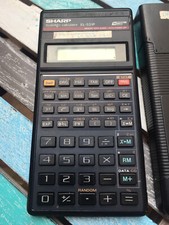 Vintage Sharp Calculator EL531P Scientific Maths School Math 3V Grey College