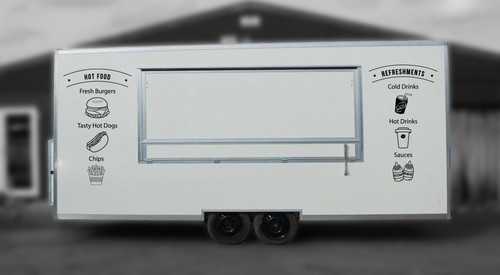 Burger van stickers catering - van, stickers,