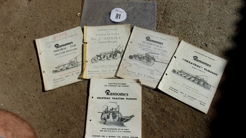 Ransomes plough tractor - ransomes,