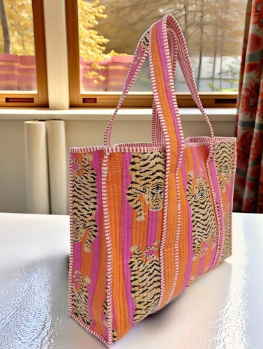 Indian tote bags - bags, quilted