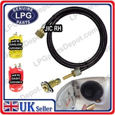Gas Bottle REFILL KIT with hidden LPG filler point & adaptor to fit gaslow gasit