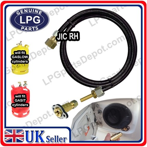 Gas bottle refill kit with - gas,