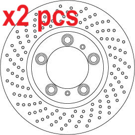 Pcs sides brake disc - pcs,