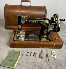 Vintage Singer 128K Hand Crank Sewing Machine
