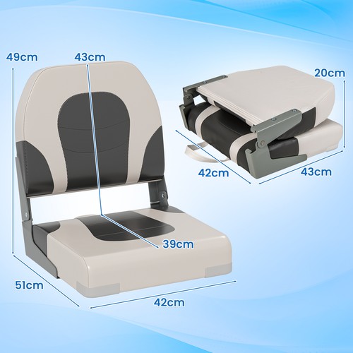 Pack boat seat - 2, upholstered