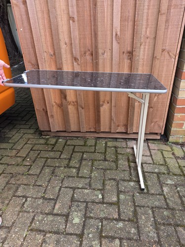 Folding camper van table rail - folding,