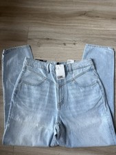 H&M high waist light wash