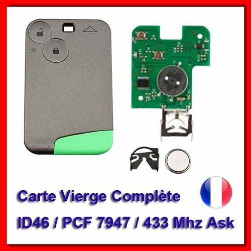 Key card with blank - card,