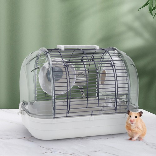 Clear hamster cage - clear,