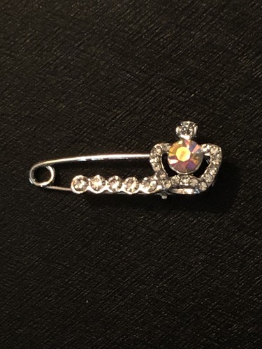 Silver rhinestone crown - rhinestone, stock