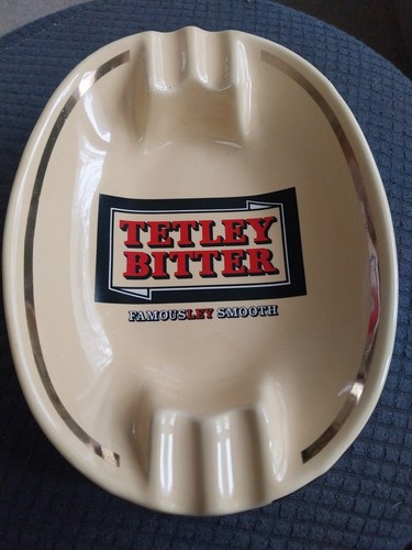 Tetley bitter ceramic ashtray - tetley,