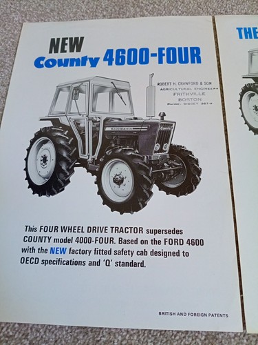 County tractor 4600 four spec - tractor,4600-,