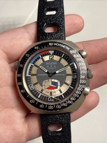 Sicura chronograph 17j - sicura,