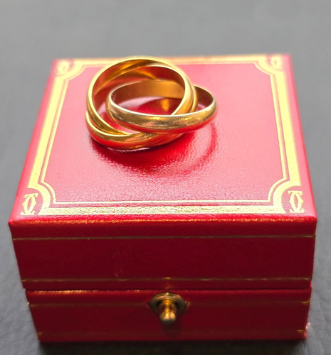 Authentic cartier trinity 18k - cartier,