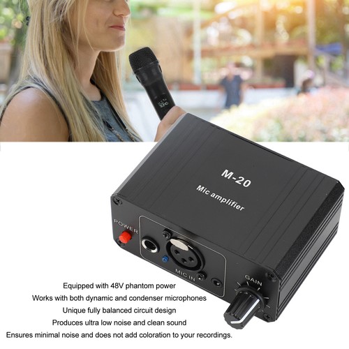 Microphone preamp mic - preamp, gain