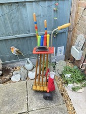 Vintage 4 Player Croquet Set