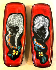 Pair vintage 50s 60s Italian