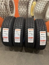4 x 185/80 R13 Maxxis MA-1 90S WHITE WALL (185 80 13) 2025 DOT dates -FOUR TYRES