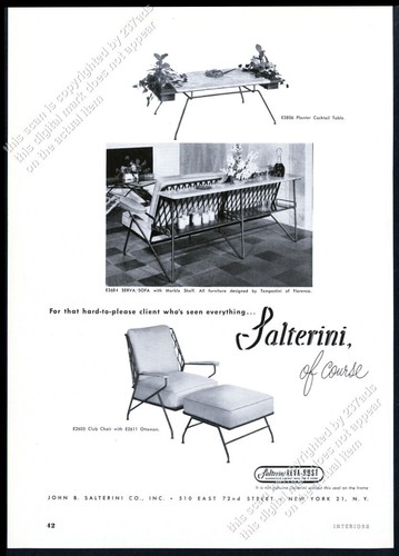 1953 salterini furniture chair - salterini,