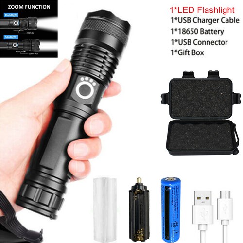 Tactical flashlight bright - flashlight,