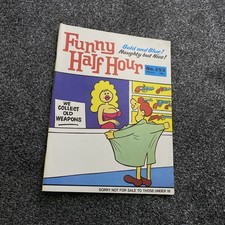 Funny Half Hour 253 Comic Cartoon Magazine Vintage Adult Naughty Humour 