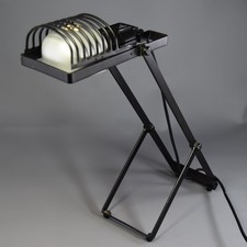 Artemide Sintesi "Tavolo" black table lamp, designed by Ernesto Gismondi