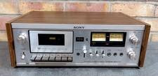 Sony TC-204SD Stereo Cassette Deck VU Meters Silver Face, Ferrite & Ferrite Head