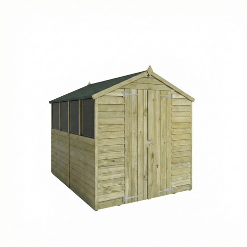 8x6 wooden garden shed overlap - 8x6,