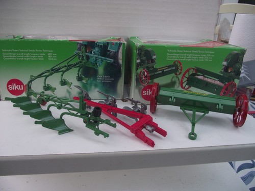 Siku vintage plough - siku, 1/32