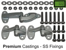 Rear Door Hinge Kit & Stainless Fixings for Land Rover Defender 90 110 83-16